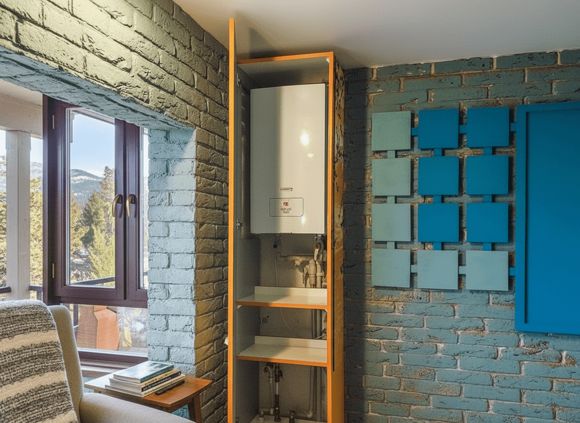 The finished result of radiant heat systems work indoors